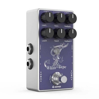 Pedal De Efecto Donner Delay Analogico 2 Canales-Para Guitarra Bajo Sintetizador Bateria Ec1335