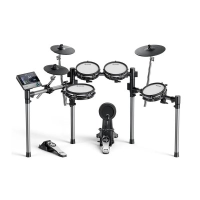 Bateria Electronica Donner Beat-Bombo+4 Pads-3 Platillos-2 Pedales-1100 Sonidos-100 Kits-Plegable Ec6983