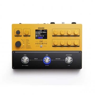 Pedalera Multiefecto Donner Pre Amp Y Looper Para Guitarra Acustica Ec7138