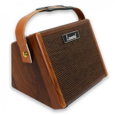 Amplificador Leonard Para Guitarra Y Voz-15Watts-Dos Canales-Bateria Recargable-Reverb-Bluetooth 15Lndgv