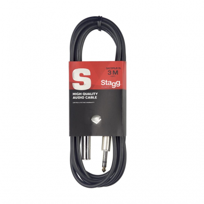 Cable Stagg Plug Stereo-Prolongador Plug 3 Mts Sac3Psjsdl
