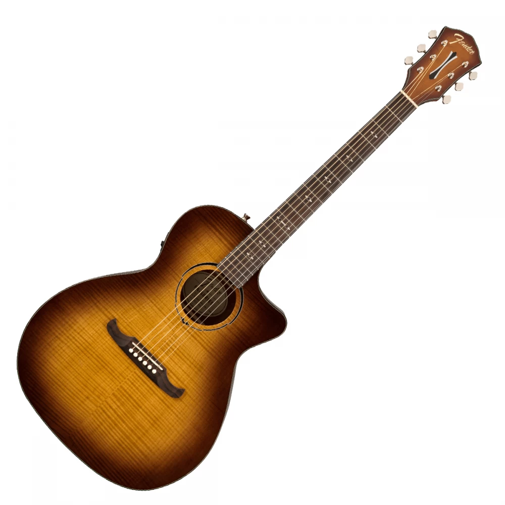 Guitarra Electroacústica Fa-345Ce Auditorium Tea Burst Fender 097-1343-064