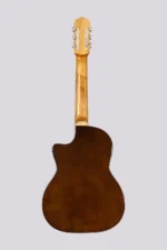 Guitarra Electrocriolla Media Caja Romantica Con Corte J-1 Ebro Con Funda Negra Fishman Isys - Imagen 2