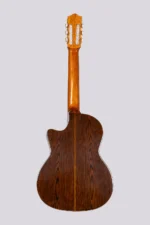Guitarra Electrocriolla Romantica Profesional N-Luxe Con Funda Negra Fishman Presys - Imagen 2
