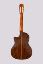 Guitarra Romantica Electrocriolla Media Caja Profesional J-2 Ebro Con Funda Natural Fishman Isys - Imagen 2