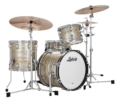 37879_medium.jpg Ludwig L84823Ax86 Bateria Classic Maple Jazzete 12/14/18 Olive - Imagen 1